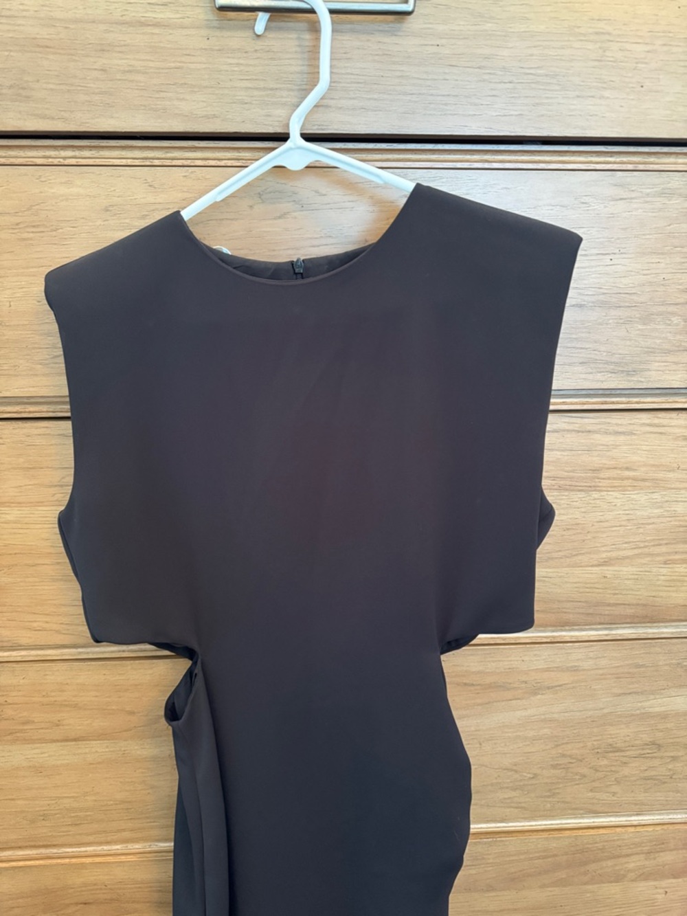 Zara black cut out dress